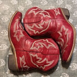 Red Western Cowboy Boots